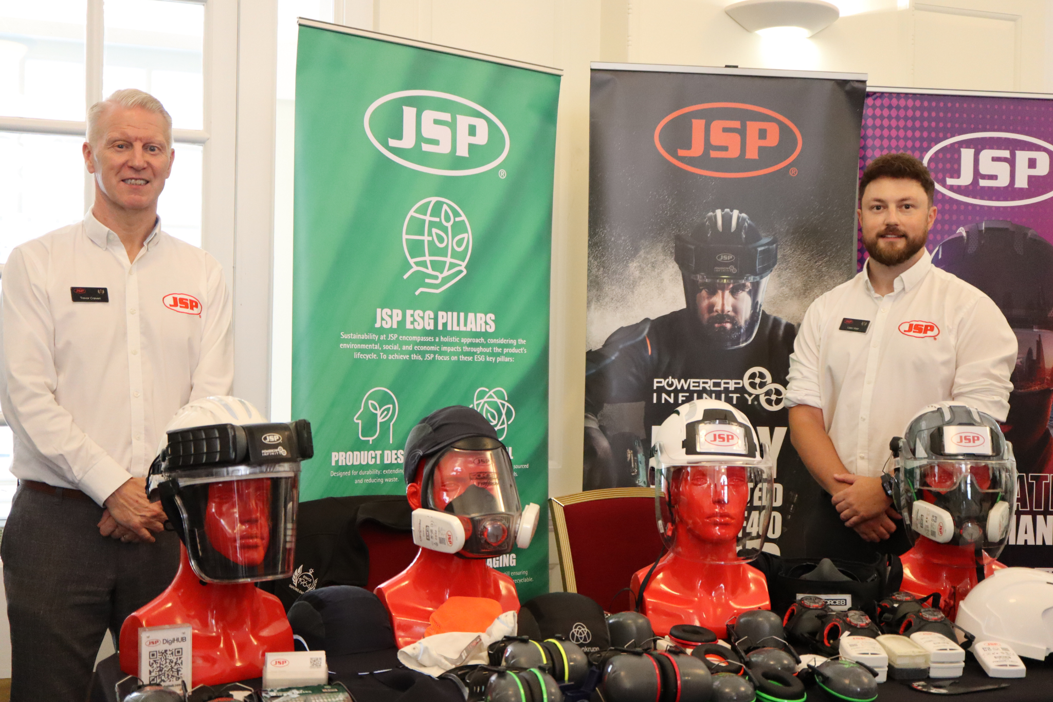 The JSP stand at the ESG Exhibition