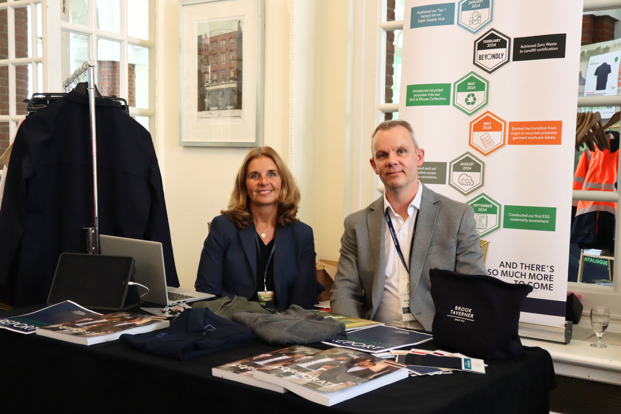 The Brook Tavener stand at the ESG Exhibition