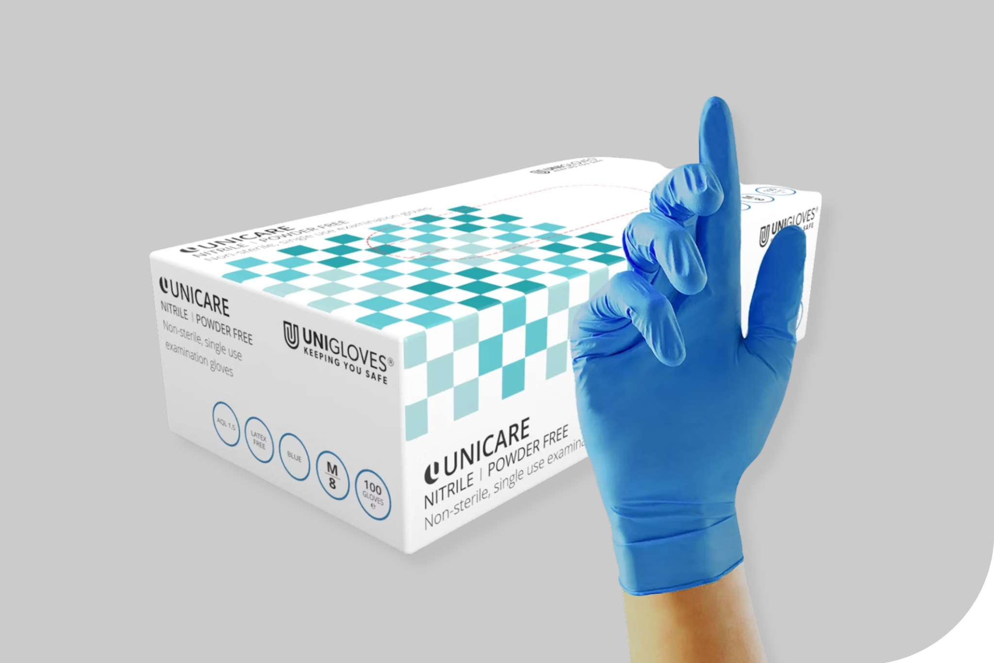 Latex free glove option