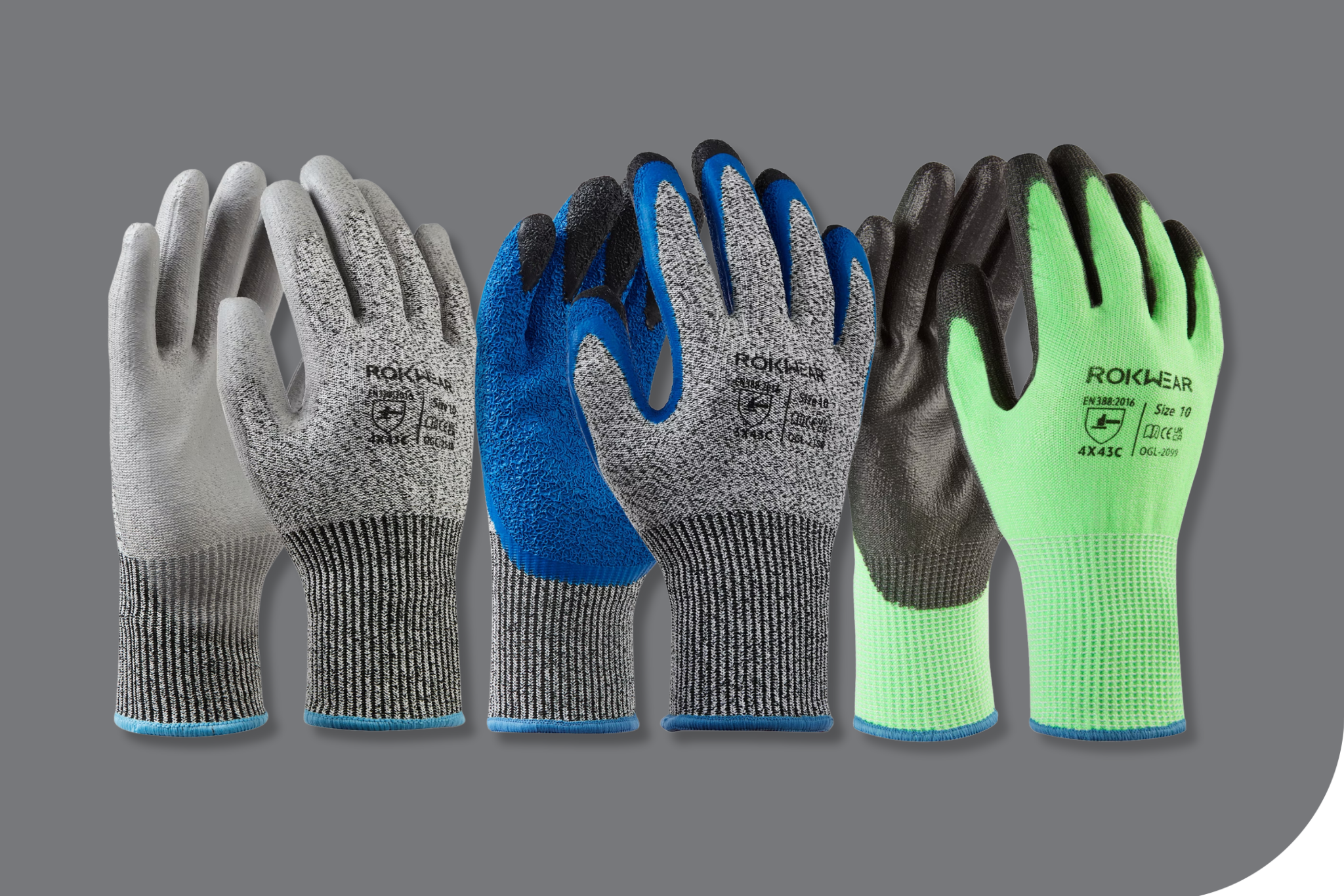 Safety gloves.