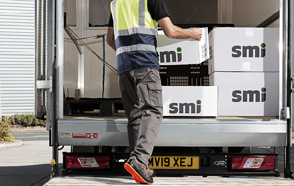 Products being delivered